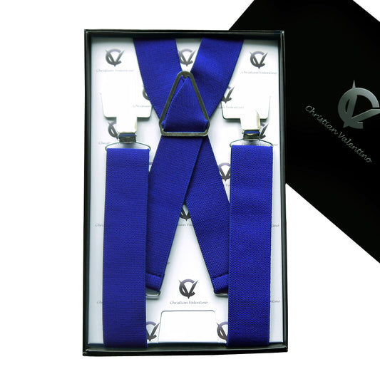Men's Electric Blue X3.5cm Braces 