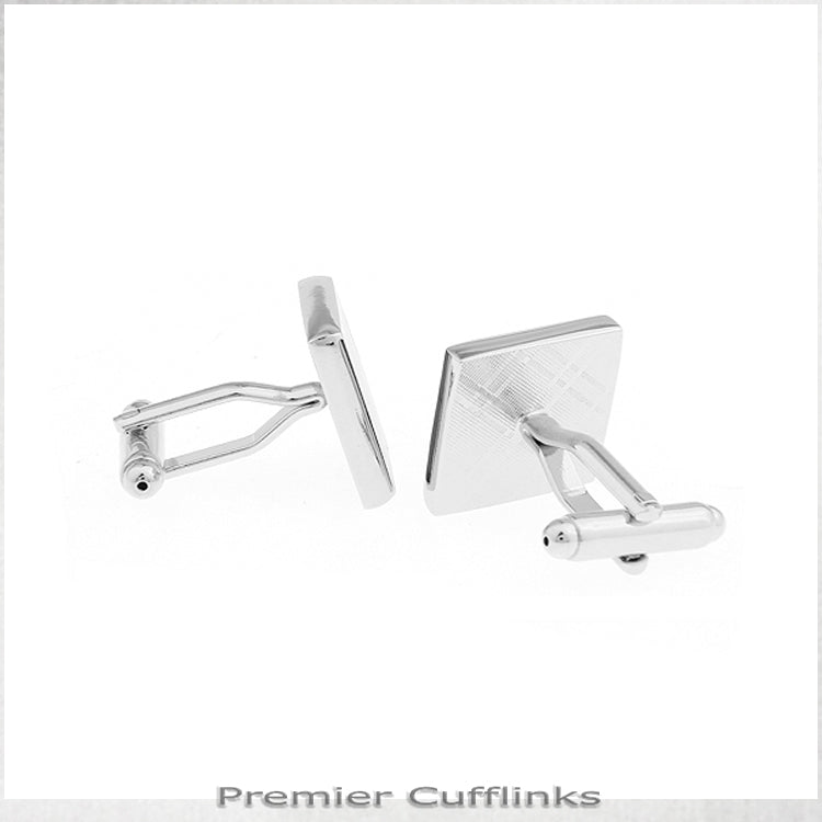 Shades of Blue Squares Cufflinks