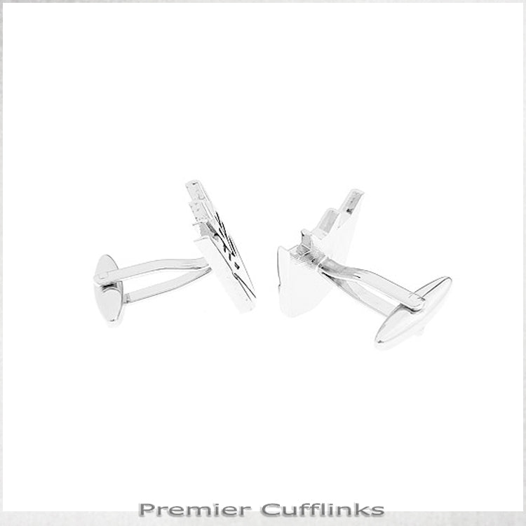 Silver Decepticon Cufflinks