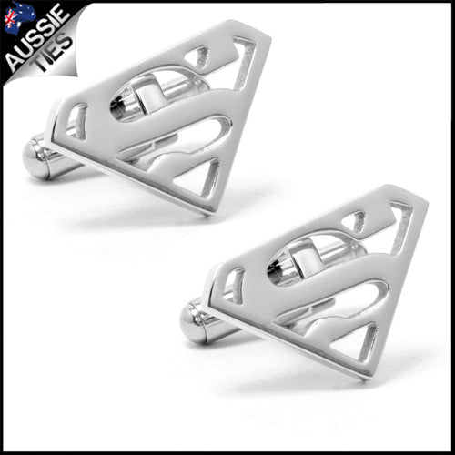 Mens Superman Silhouette Cufflinks
