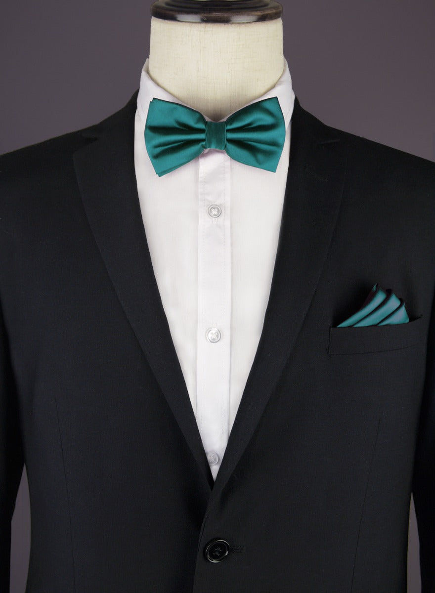 Teal Blue Bow Tie
