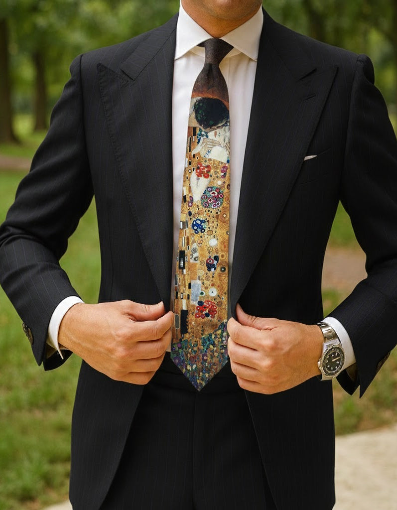 Gustav Klimt’s The Kiss Tie
