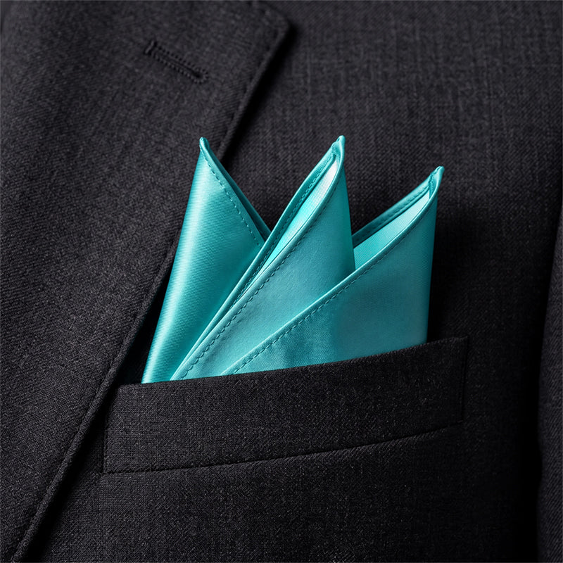 Turquoise Aqua Tiffany Blue Pocket Square
