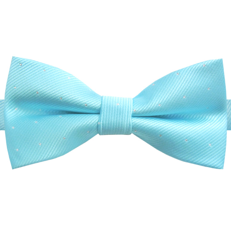 turquoise with polka dots bow tie