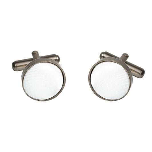 White Cufflinks